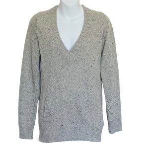 J.Crew Wool Mohair Angora Rabbit Hair Blend V-Neck Sweater Sz XS